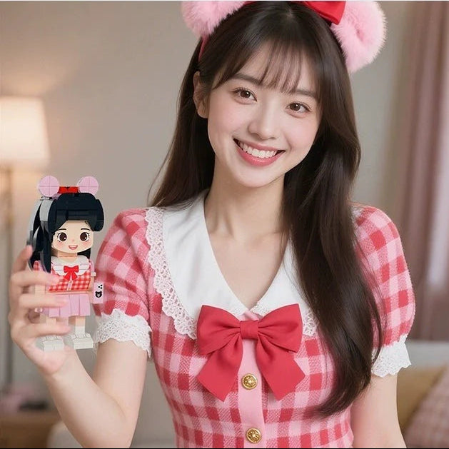 WOWLIDAY Photo Building Block Customization Portrait Christmas Gift for Couples DIY Handmade Birthday Gift