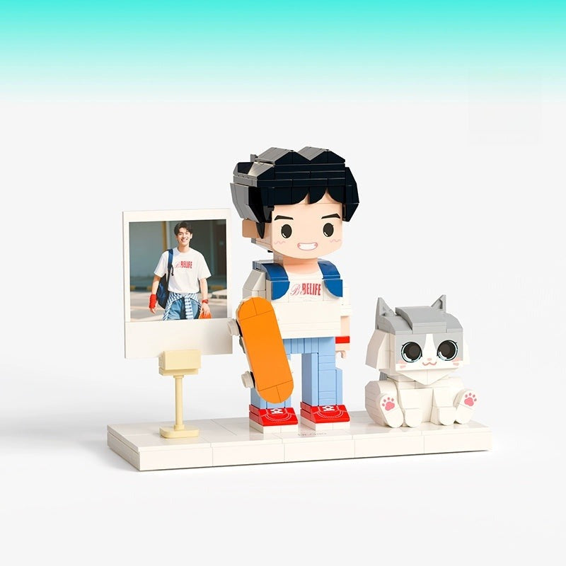 WOWLIDAY Pet Cat Handmade DIY Creative Guy