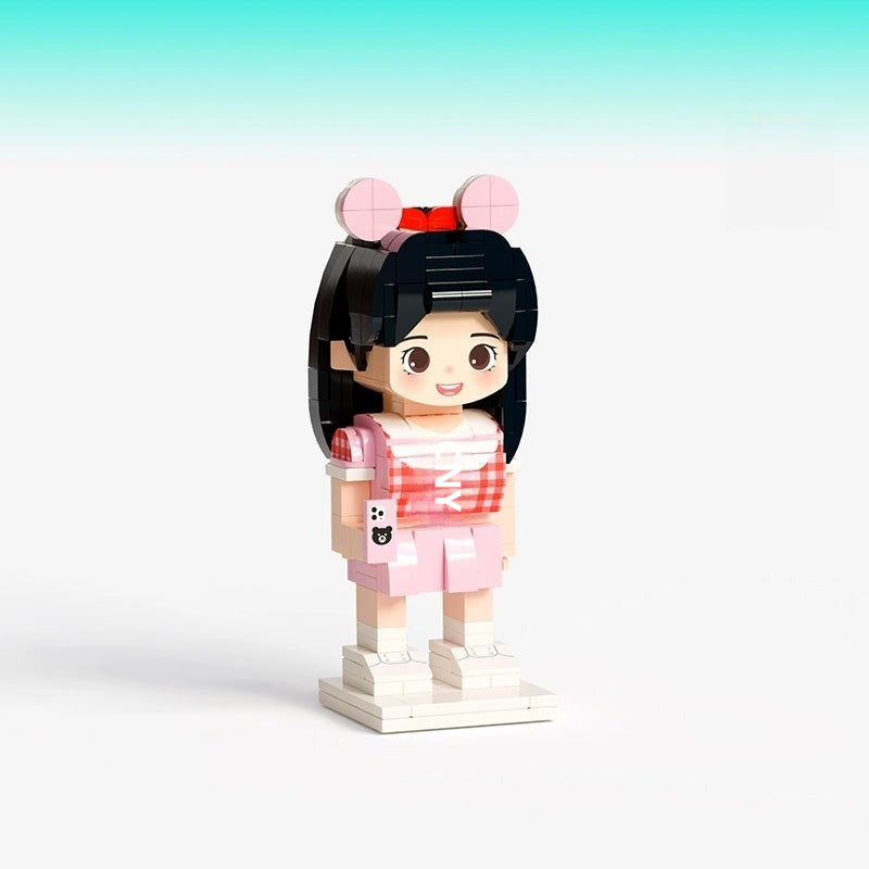 WOWLIDAY Photo Building Block Customization Portrait Christmas Gift for Couples DIY Handmade Birthday Gift