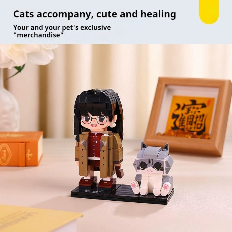 WOWLIDAY Pet Cat Handmade DIY Creative Guy