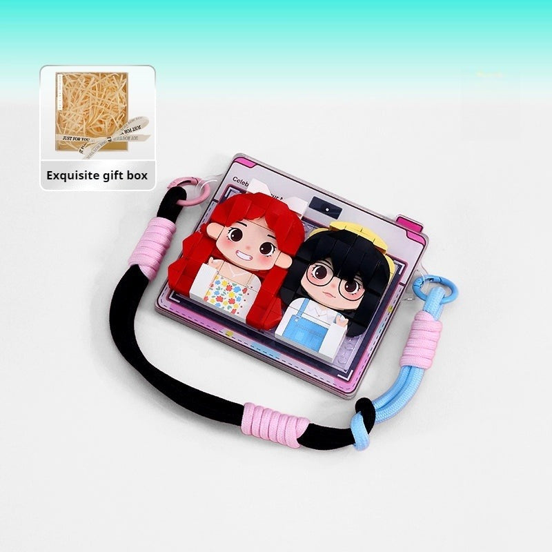 WOWLIDAY Christmas DIY Refrigerator Sticker Photo Customization Building Blocks Creative Birthday Gift Commemorative Day Gift