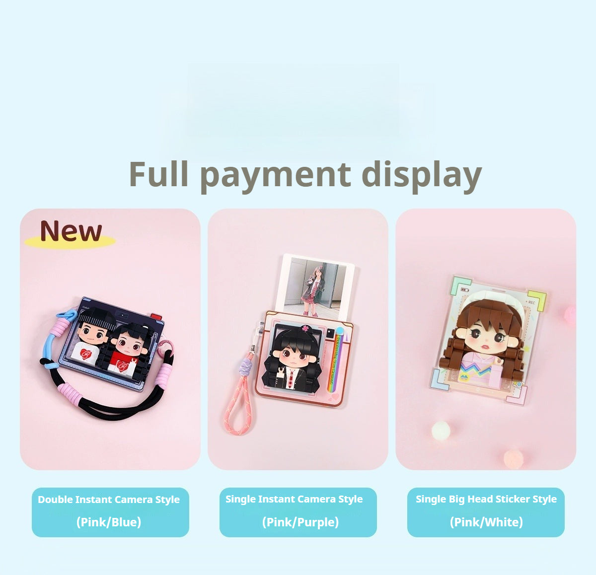 WOWLIDAY Photo Customization Building Block Model Birthday Gift Refrigerator Sticker Gift