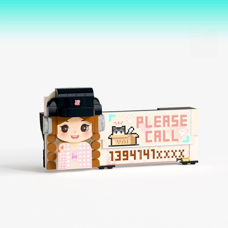 WOWLIDAY Christmas DIY Refrigerator Sticker Photo Customization Building Blocks Creative Birthday Gift Commemorative Day Gift