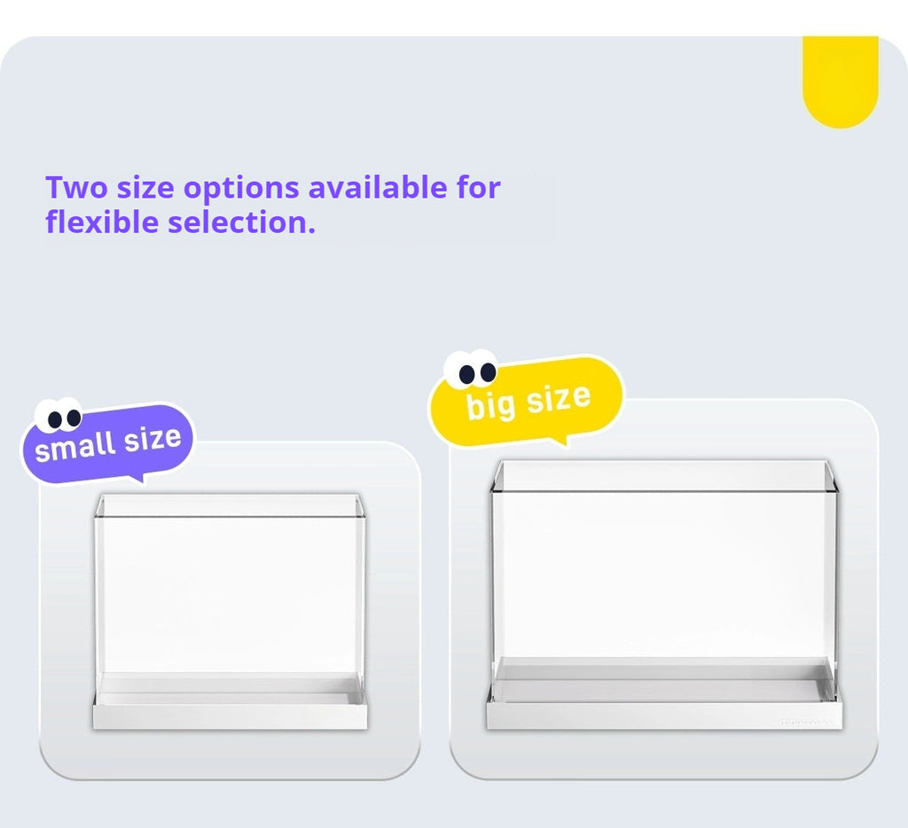 WOWLIDAY [Single and Double Acrylic Cover Size Options] Handheld Dustproof Cover Storage Display Box [Separate Shipping]