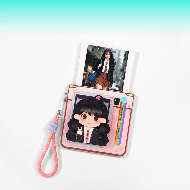 WOWLIDAY Photo Customization Building Block Model Birthday Gift Refrigerator Sticker Gift