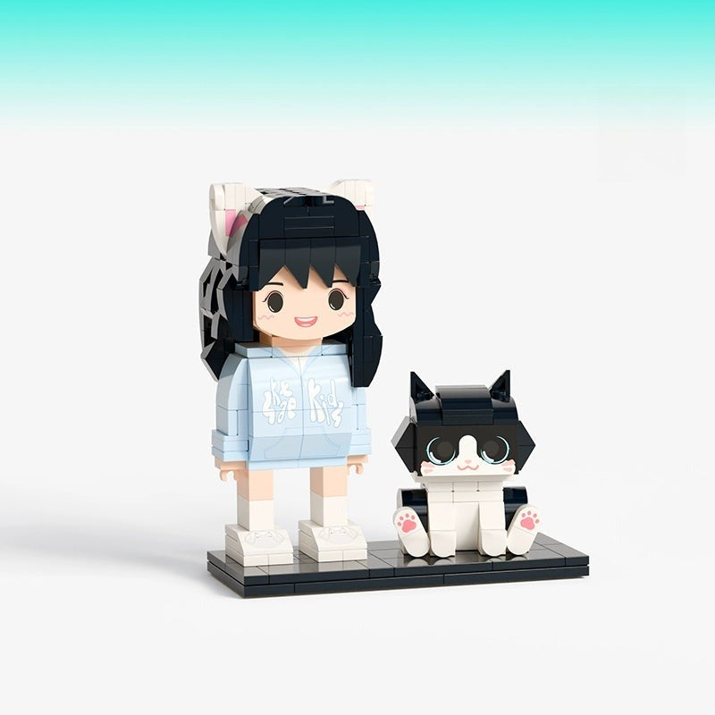 WOWLIDAY Pet Cat Handmade DIY Creative Guy