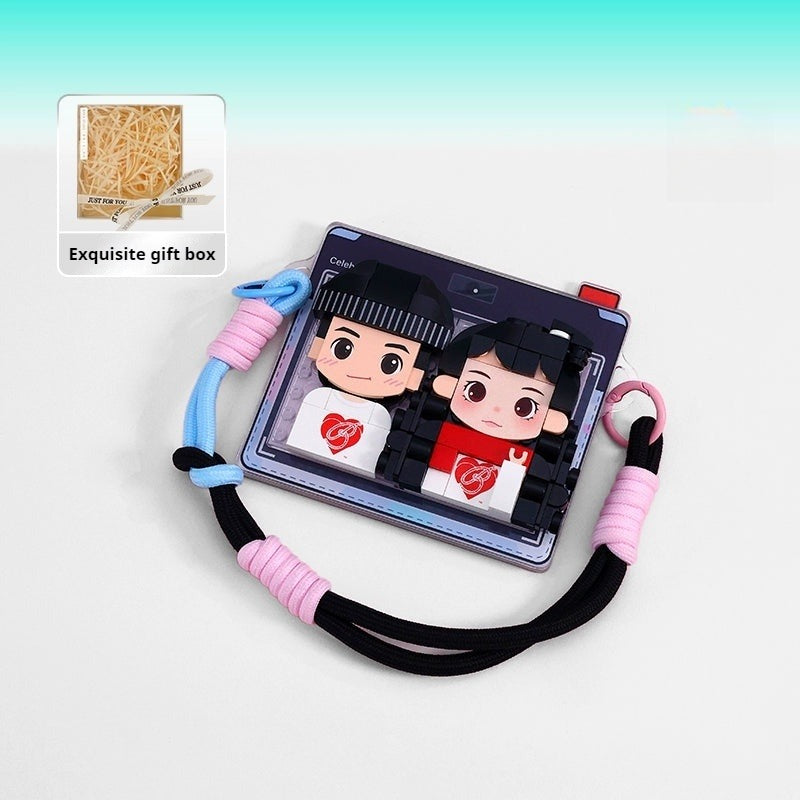 WOWLIDAY Christmas DIY Refrigerator Sticker Photo Customization Building Blocks Creative Birthday Gift Commemorative Day Gift