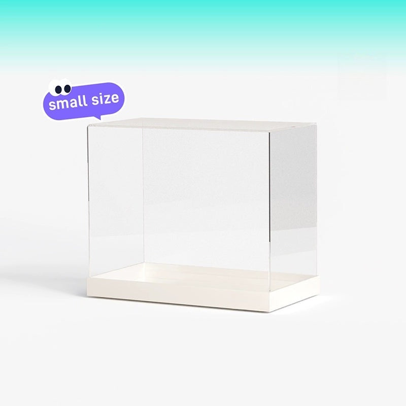 WOWLIDAY [Single and Double Acrylic Cover Size Options] Handheld Dustproof Cover Storage Display Box [Separate Shipping]