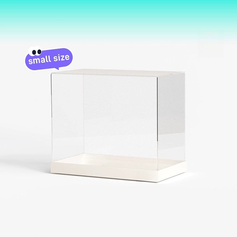 WOWLIDAY [Single and Double Acrylic Cover Size Options] Handheld Dustproof Cover Storage Display Box [Separate Shipping]