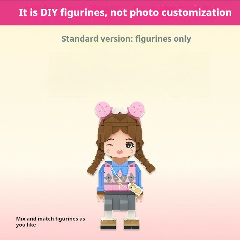 WOWLIDAY Birthday Gift Blocks Couple Birthday Gift Ornament