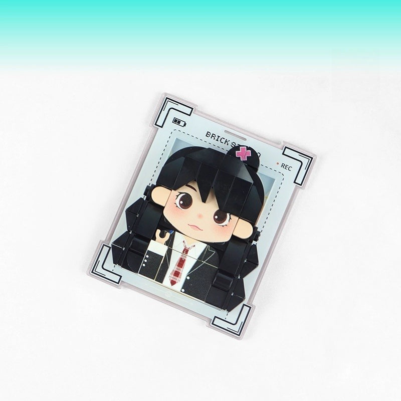 WOWLIDAY Christmas DIY Refrigerator Sticker Photo Customization Building Blocks Creative Birthday Gift Commemorative Day Gift